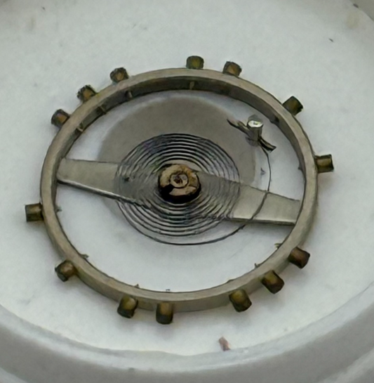 ETA 1080 Balance Wheel Complete And Spring Inca Renata Watch Movement Parts NOS 