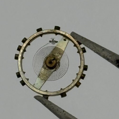 FHF 60 Balance Wheel Complete And Spring 6 3/4–8’’’ 200 M Watch Movement Parts