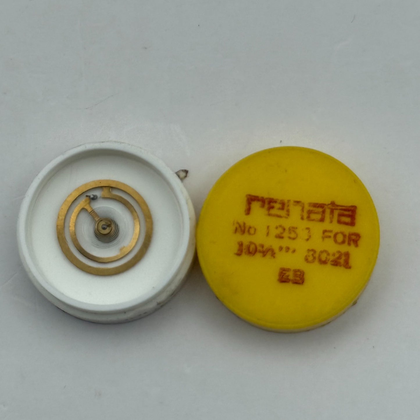 EB 8021 Balance Wheel Complete And Spring  10½’’’ 1253 Watch Movement Parts NOS