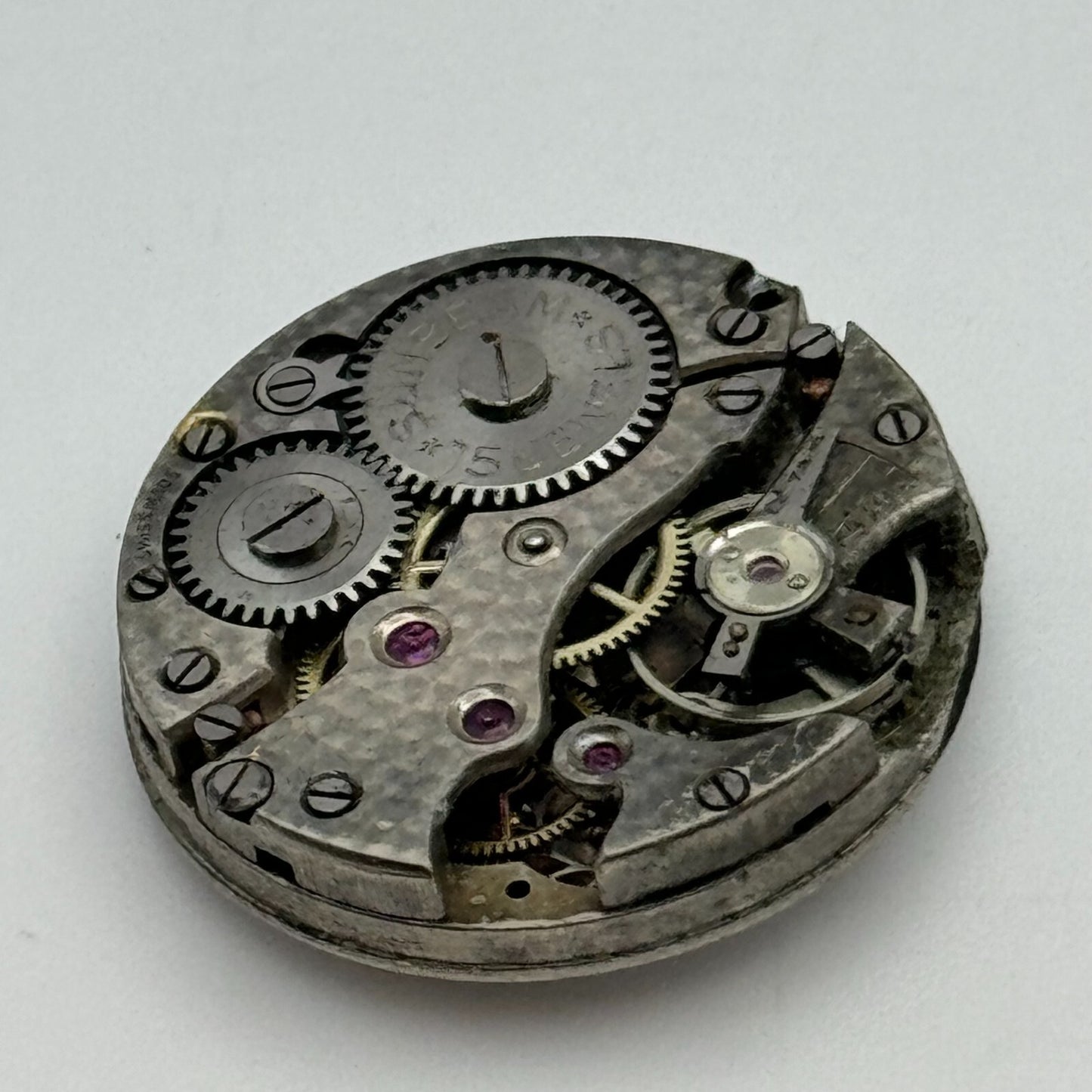 23.6mm Mens Sunbeam Balance Ok Trench Watch Movement Manual Wind Swiss PARTS