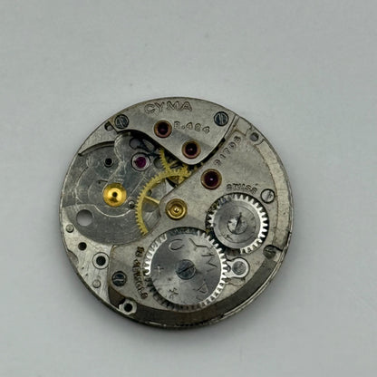 Cyma R.424 Watch Movement Manual Wind Vintage Swiss Incomplete Parts 19.6mm