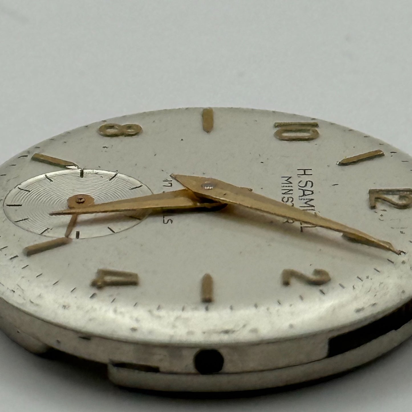 FHF 70 Watch Movement H Samuel Manual Wind Vintage Swiss Parts Repair 23.4mm