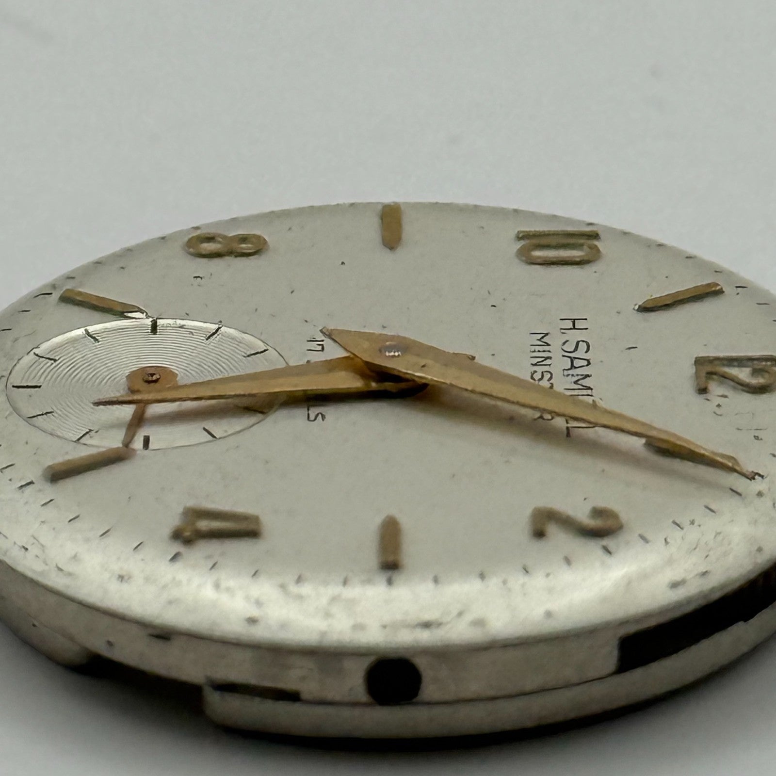 FHF 70 Watch Movement H Samuel Manual Wind Vintage Swiss Parts Repair 23.4mm