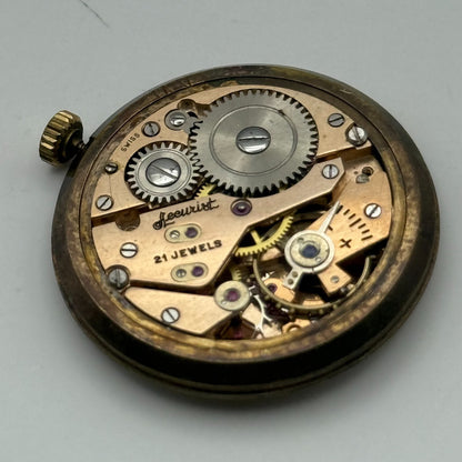 AS 1002 984 Watch Movement Running Accurist Manual Wind Vintage Parts 29.8mm