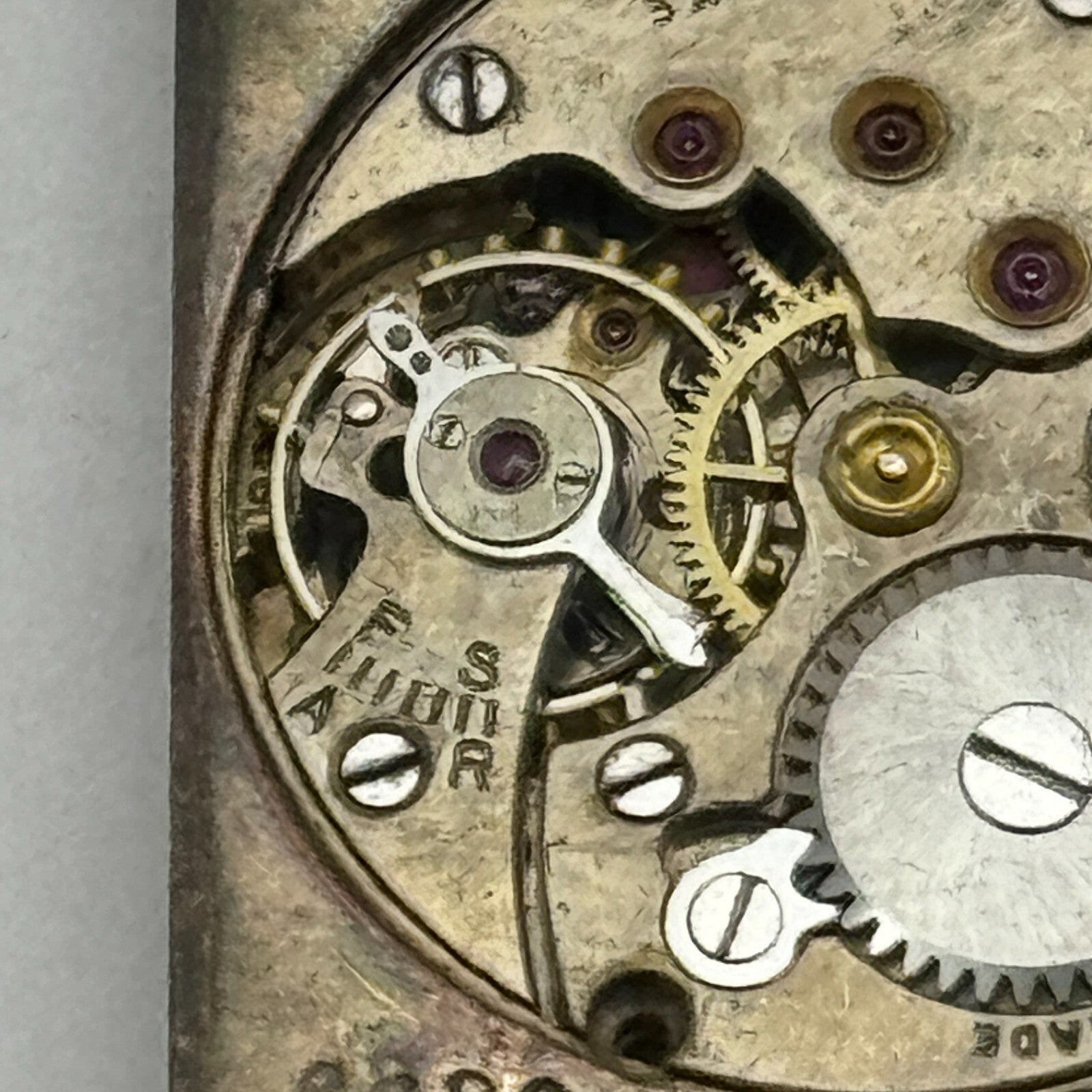 20.9mm Running Cyma Ref 836 J W Benson Manual Wind Swiss Watch Movement PARTS