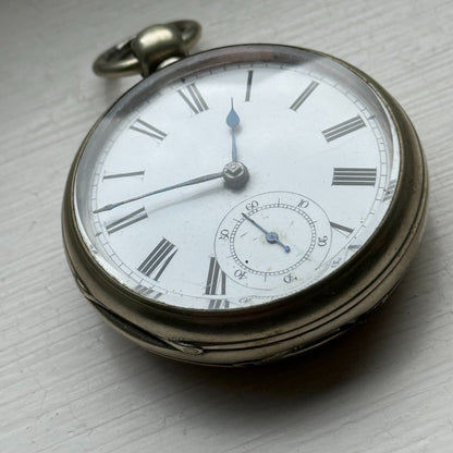 Waltham Airedale Model 1877 Pocket Watch Antique American Parts Repair ALD 54mm