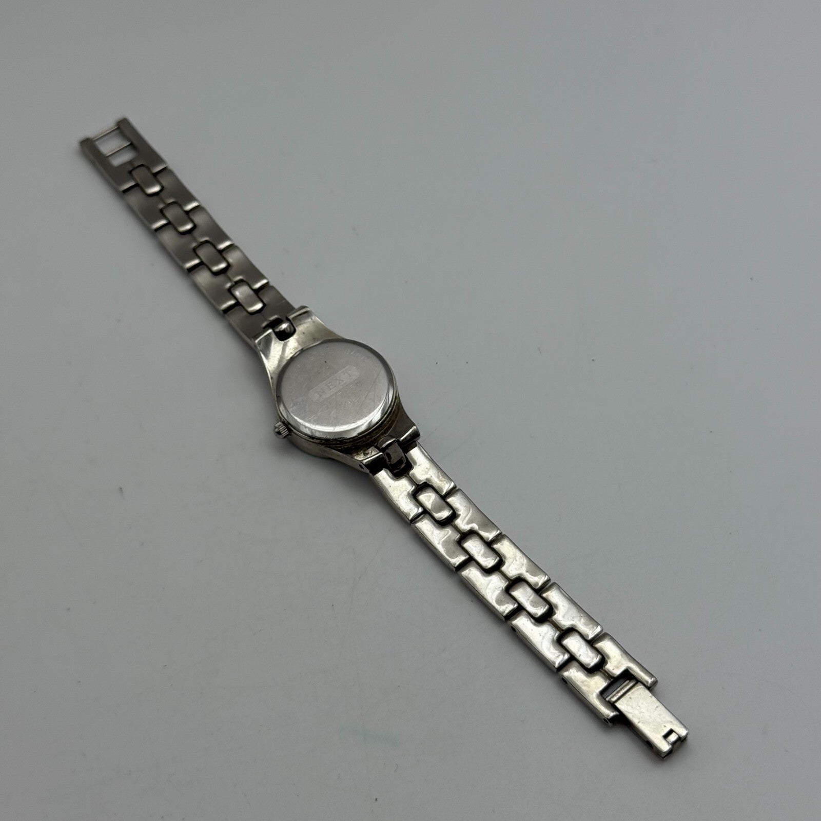 22mm Working Ladies Next M77459 Silver Tone Jewelled Quartz Watch 6 Inches