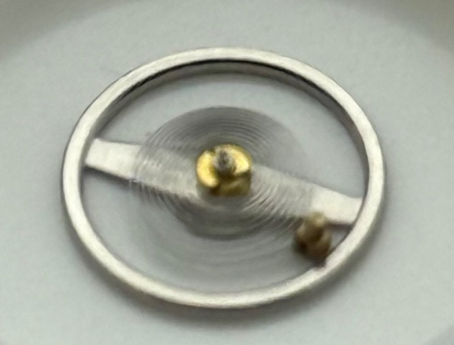 EB 1226 Balance Wheel Complete And Spring 8 3/4''' Special Watch Movement Parts 