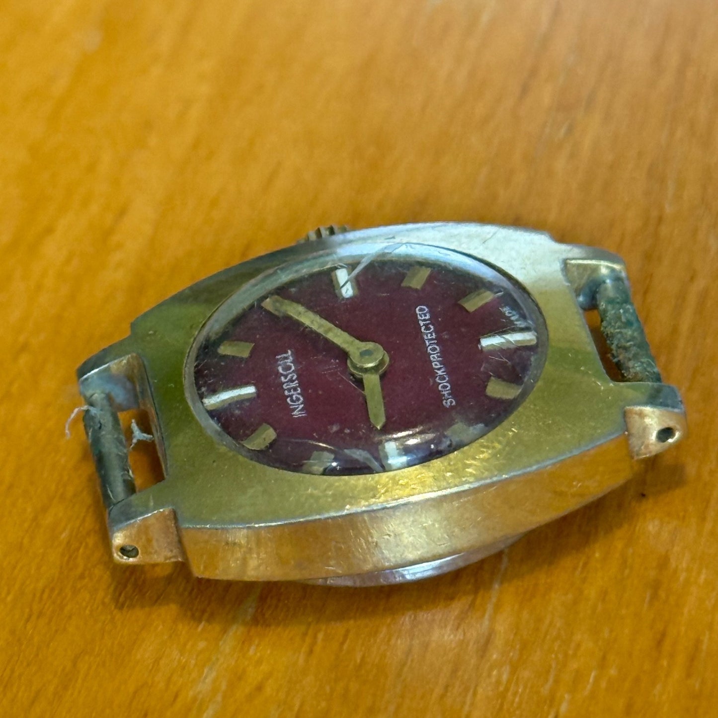 21mm Vintage Ingersoll Amida 562 Swiss 1 Jewel Manual Wind Watch PARTS / REPAIR