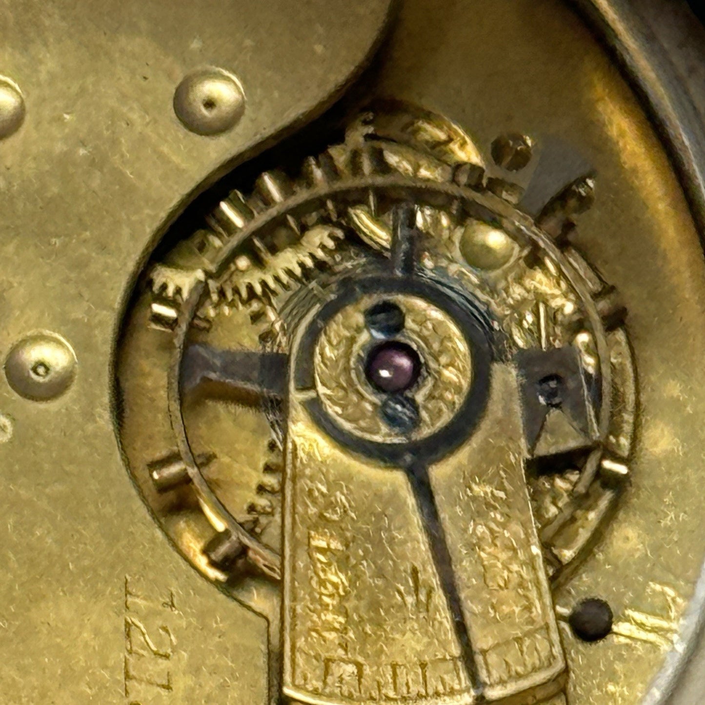 Pin Set Sterling Silver 3/4 Plate Lever English Watch LTD Pocket Watch TO REPAIR