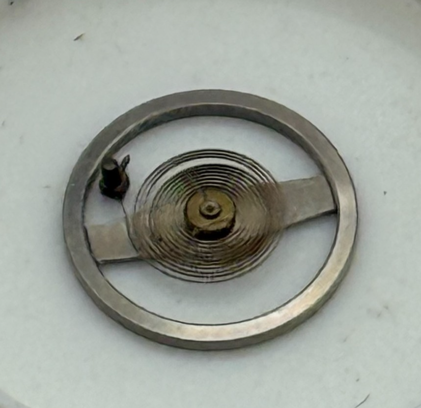 Brac 2021 Balance Wheel Complete And Spring 5¼’’’  69 M Watch Movement Parts NOS