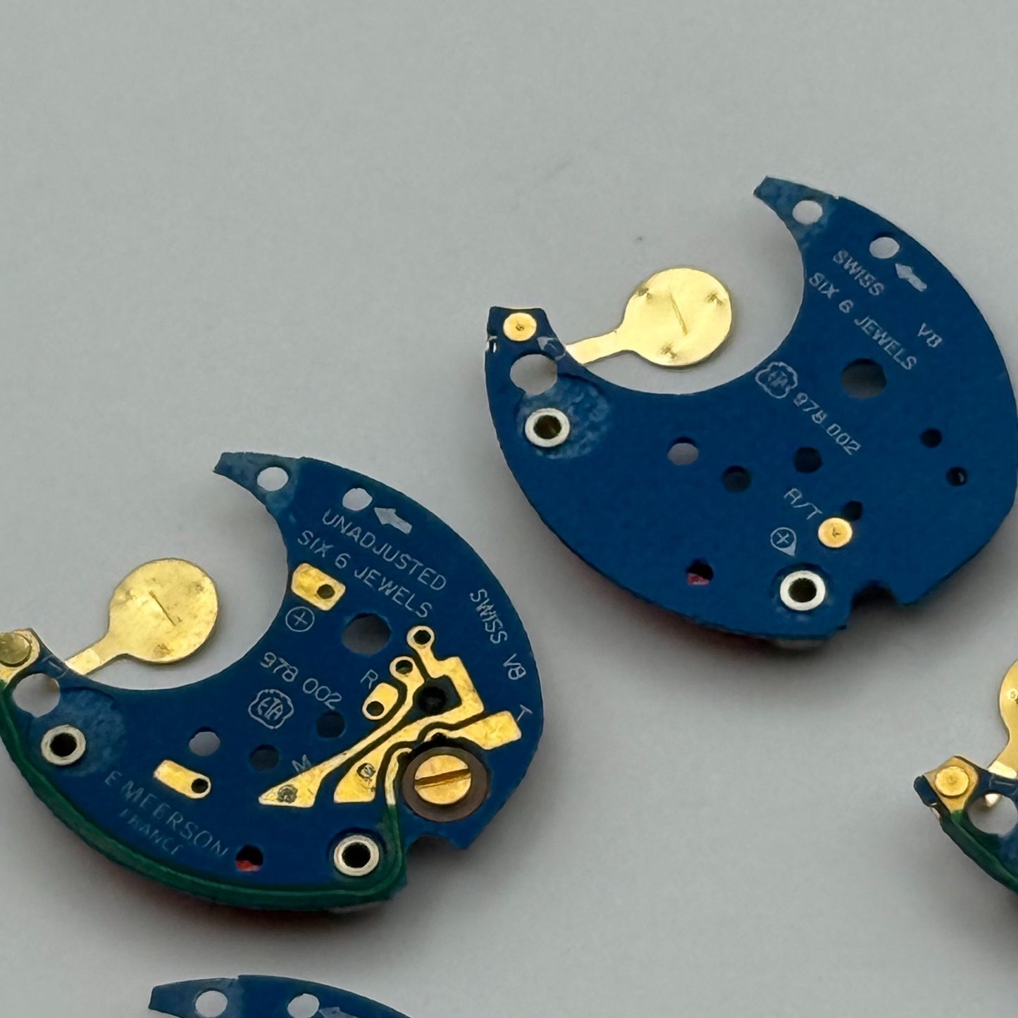 ETA ESA 978.002 x 5 Quartz Watch Movement Incomplete Swiss Ladies Vintage Parts