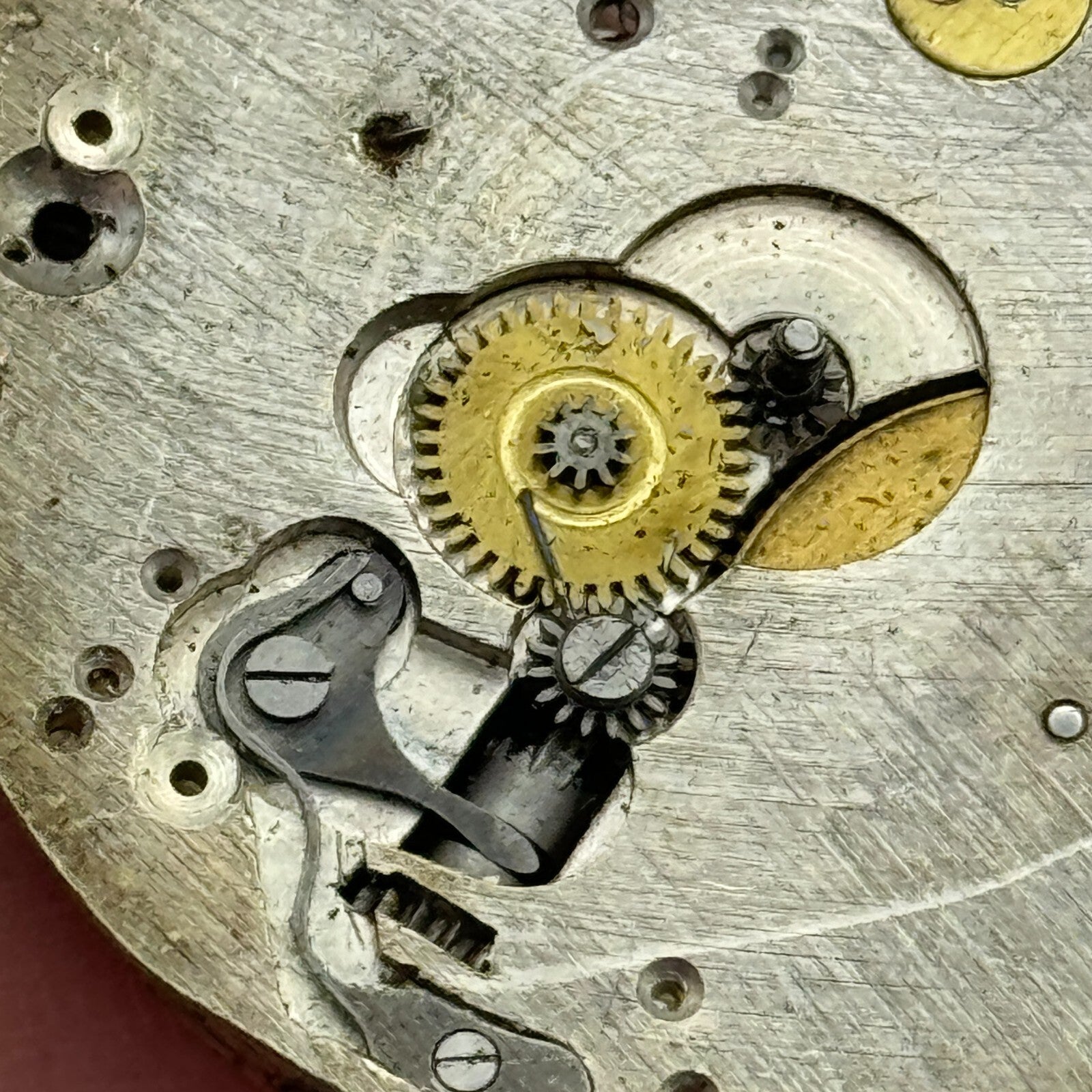 43mm Unidentified 15 Jewels Swiss Vintage Pocket Watch Movement PARTS SPARES