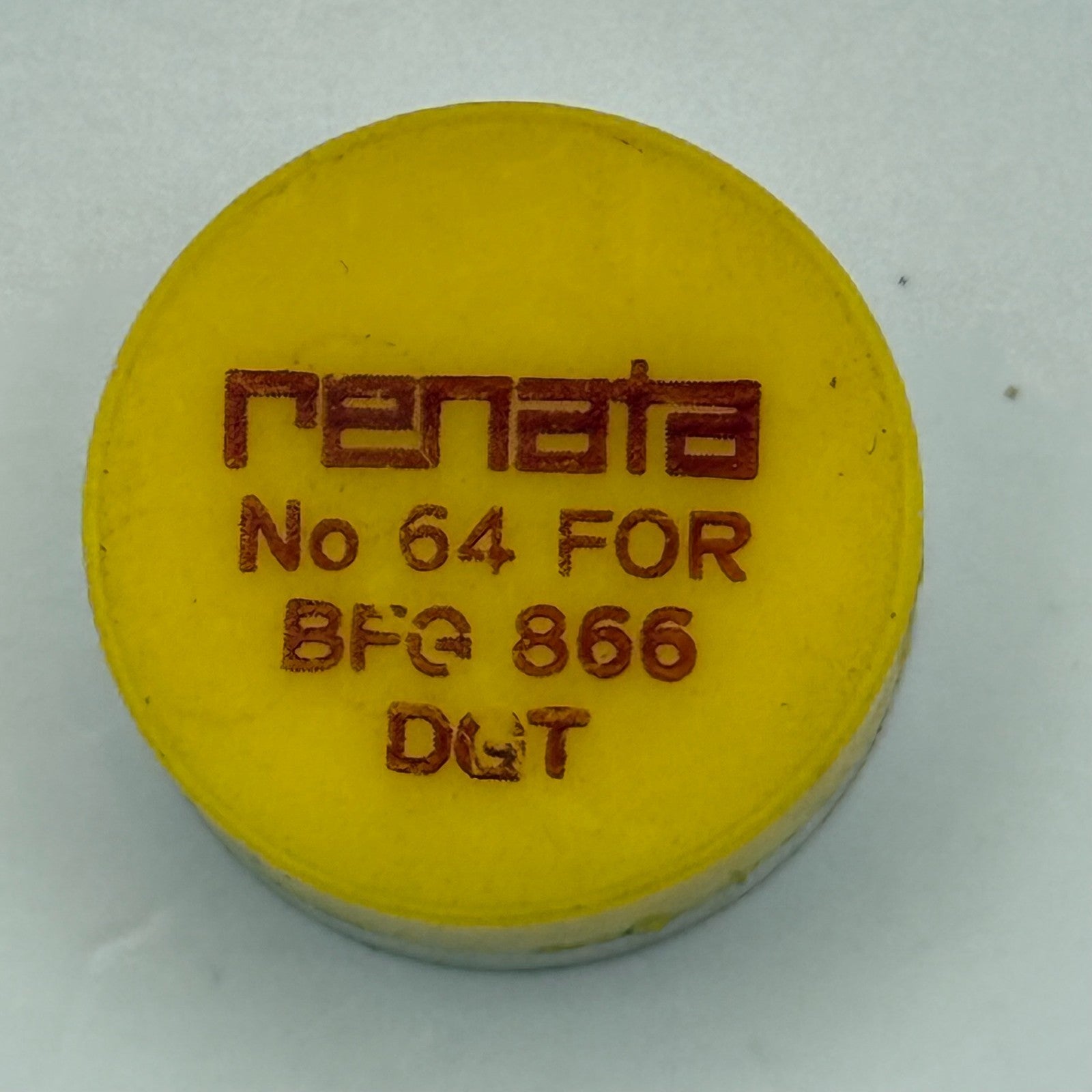 BFG 866 Balance Wheel Complete And Spring DGT Renata 64 Watch Movement Parts NOS