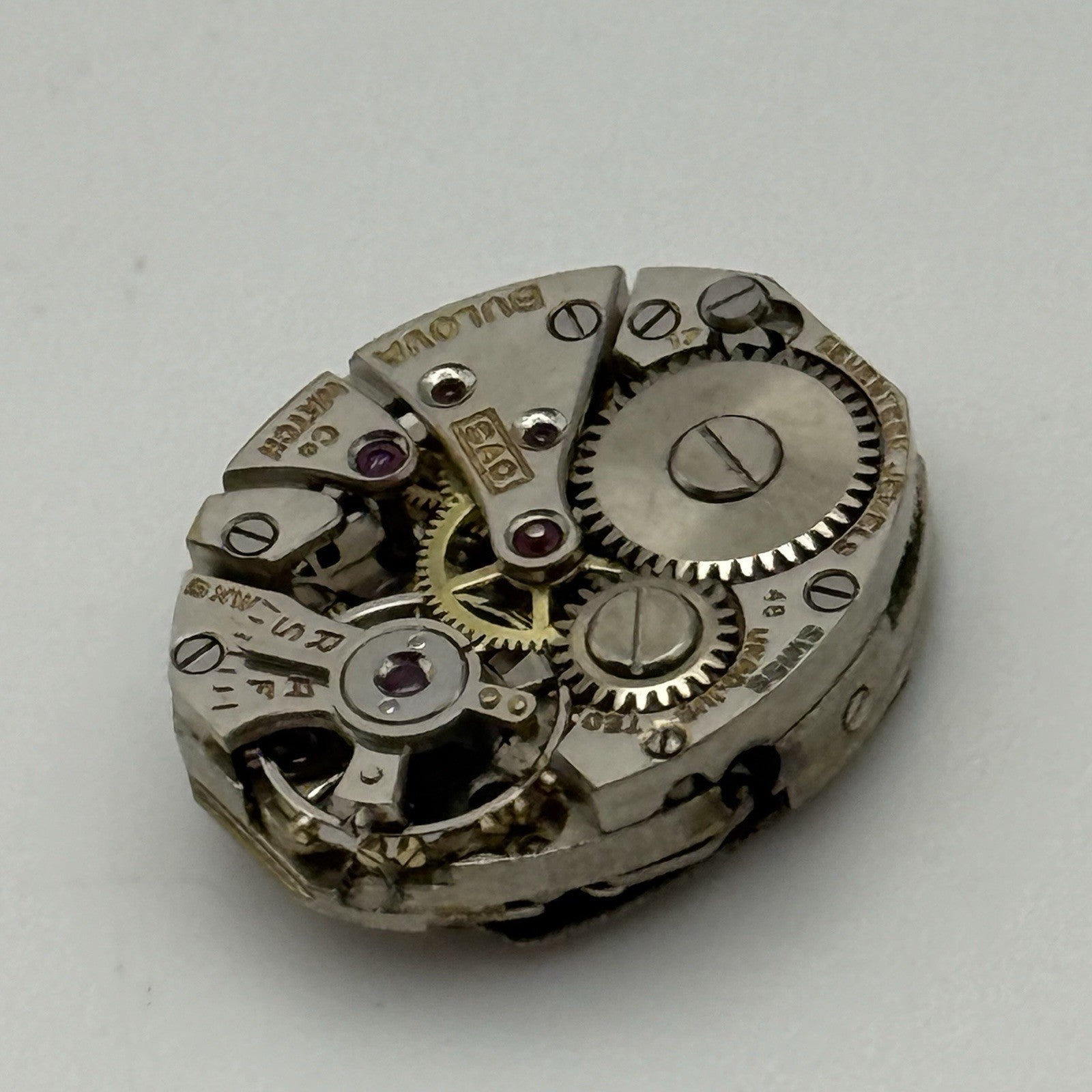 13mm Vintage Ladies Bulova 5AC Manual Wind Swiss Watch Movement PARTS REPAIR