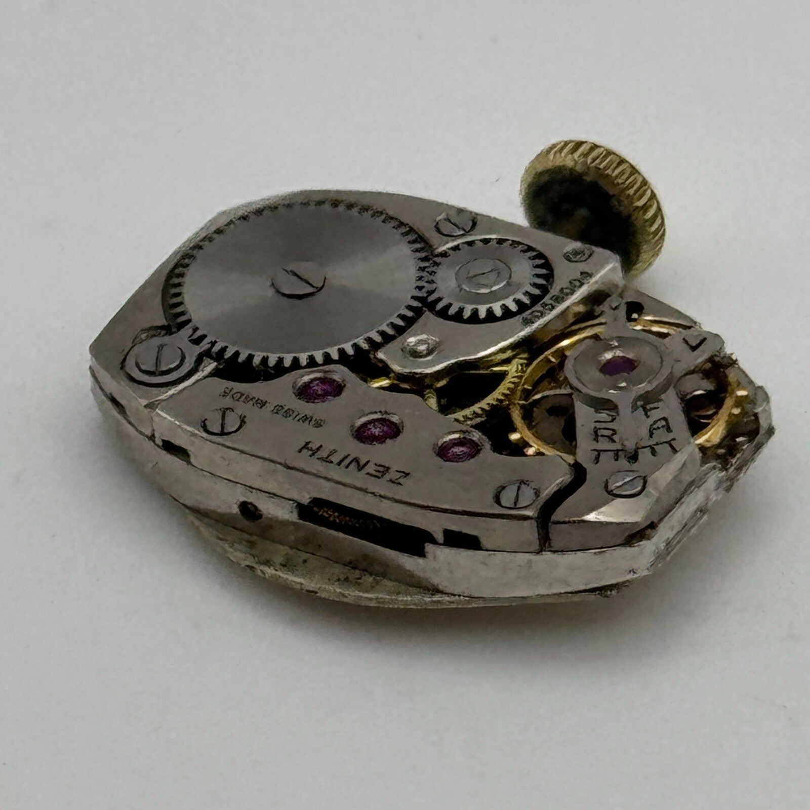 12.8mm Ladies Zenith Cal 525 W H May Nottingham Manual Wind Watch Movement PARTS