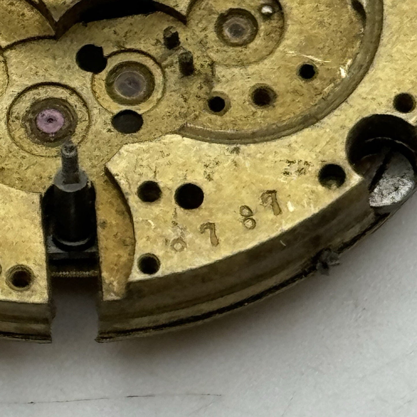 42.8mm Manual Wind BTE S.G.D.G Brevet Pocket Watch Movement FOR PARTS