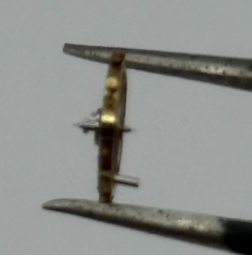 AS 1677 Balance Wheel Complete And Spring 5½''' 1225 M Watch Movement Parts NOS