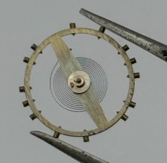 AS 1700-3 Inca Balance Wheel Complete And Spring 1165 M Watch Movement Parts NOS