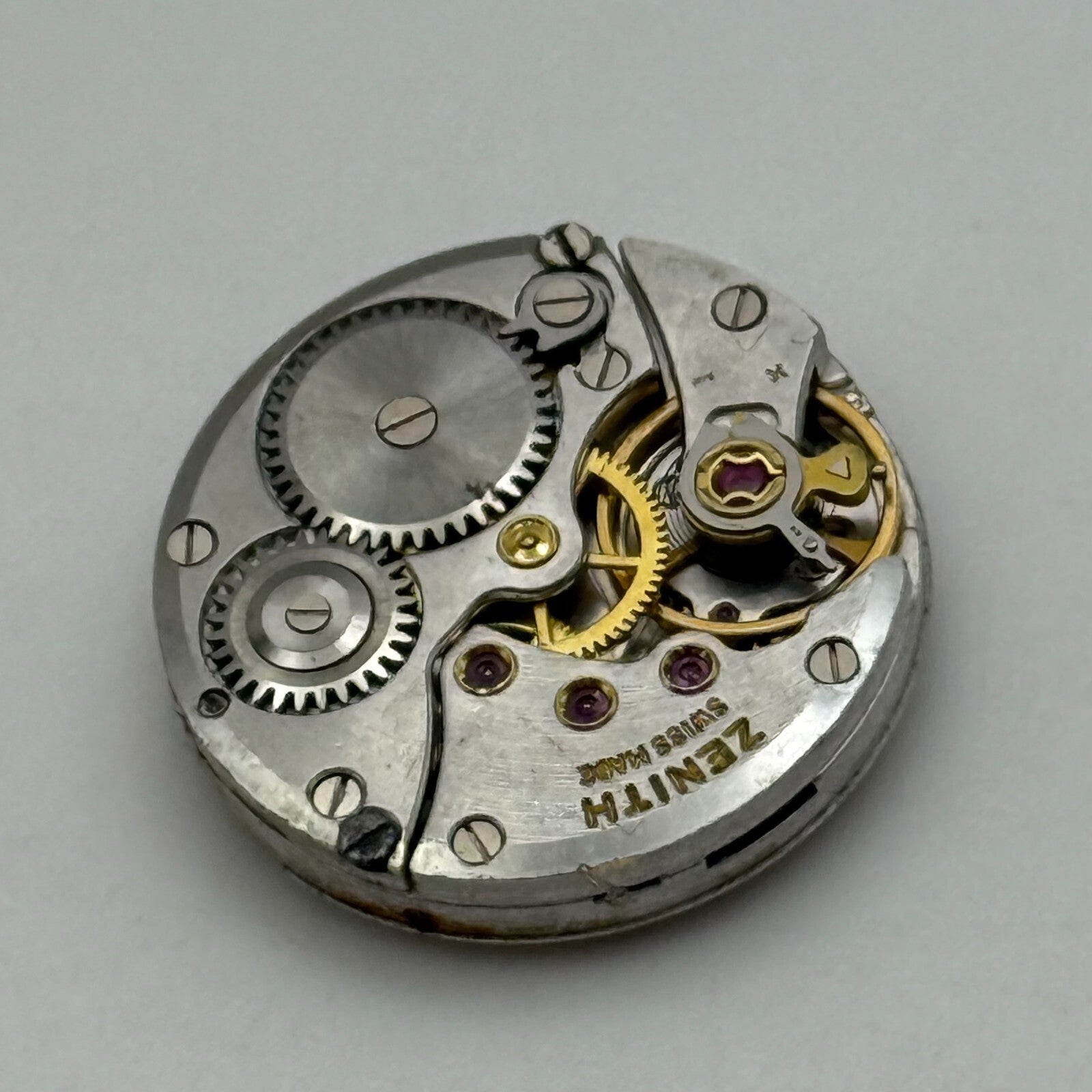 19.6mm Vintage Zenith 88 Swiss Made Manual Wind Watch Movement PARTS REPAIR