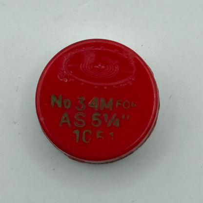 AS 1051 Balance Wheel Complete And Spring 5 1/4''' 34 M Watch Movement Parts NOS