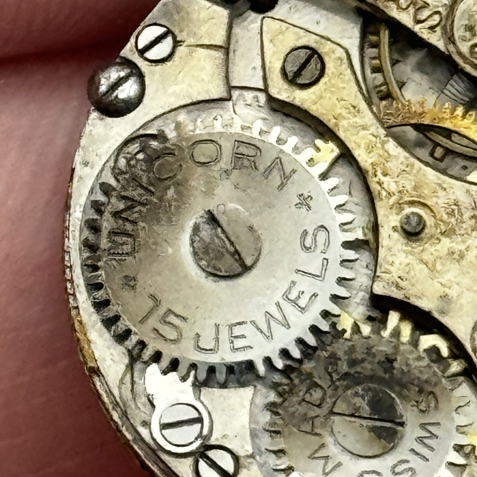 23.5mm ROLEX Rolwatco Unicorn 15 Jewels Vintage Watch Movement PARTS SPARES