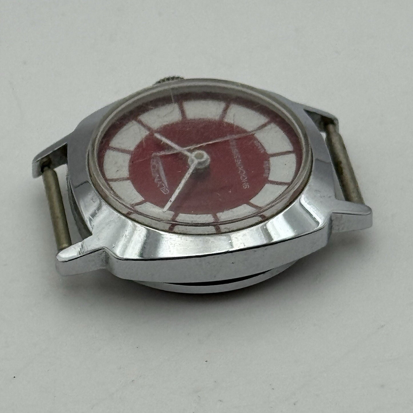 26mm Ladies Manual Wind Glynford Basis Red DialSwiss Watch FOR PARTS TO RESTORE