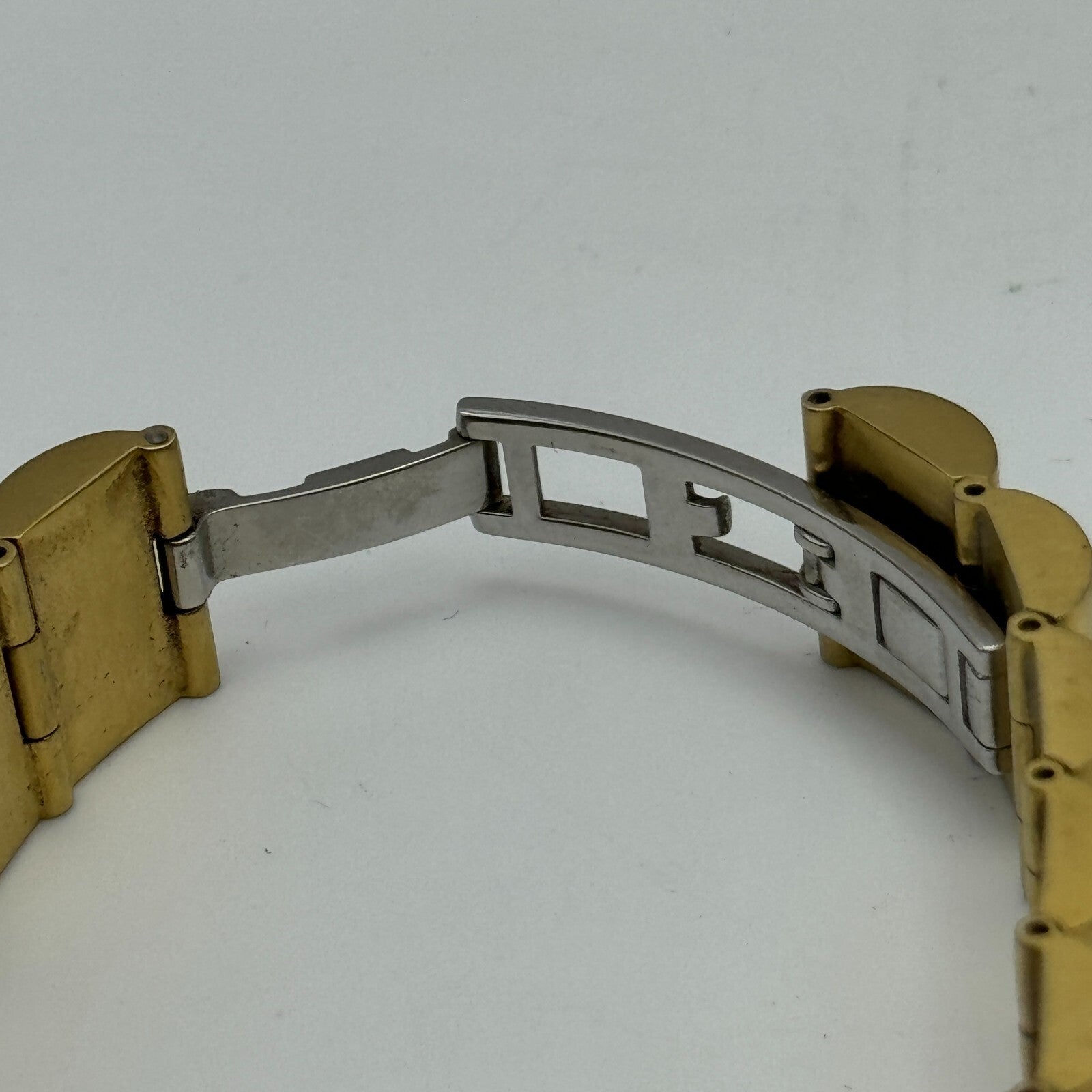 19mm Working Alfex 5301-R-D Plum Design Gold Plated Vintage Quartz Watch 6 Inch