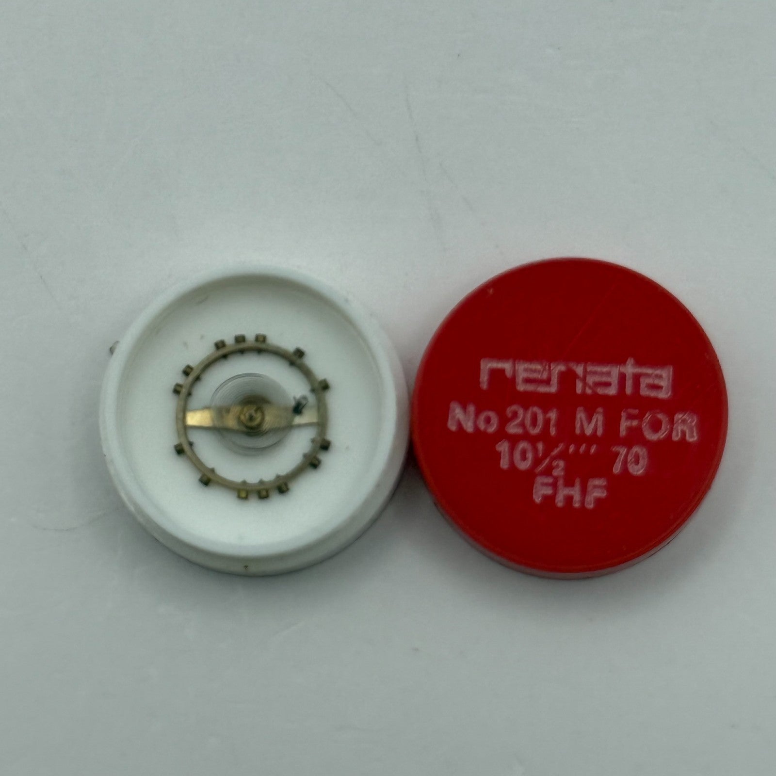 FHF 70 Balance Wheel Complete And Spring  10½’’’ 201 M Watch Movement Parts NOS