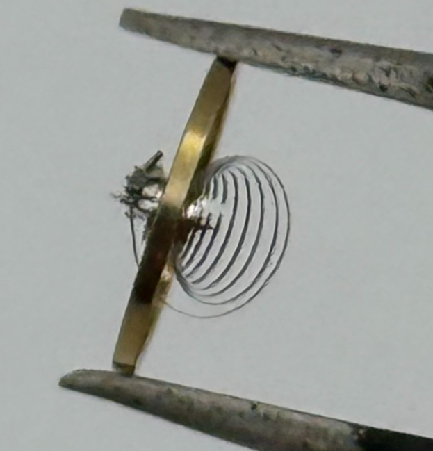 Felsa 4020 4025 Balance Wheel Complete And Spring 1437 M Watch Movement Parts 