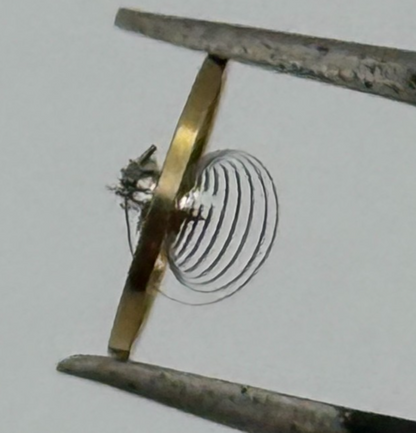 Felsa 4020 4025 Balance Wheel Complete And Spring 1437 M Watch Movement Parts 