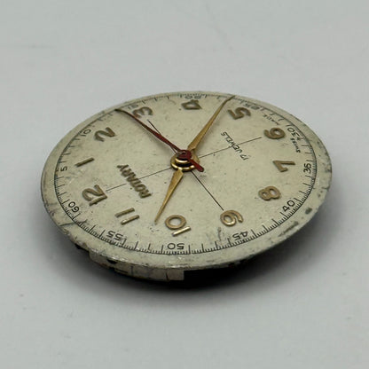 ETA 1080 Watch Movement Rotary 725 Manual Wind Vintage Swiss Parts Repair 23.6mm