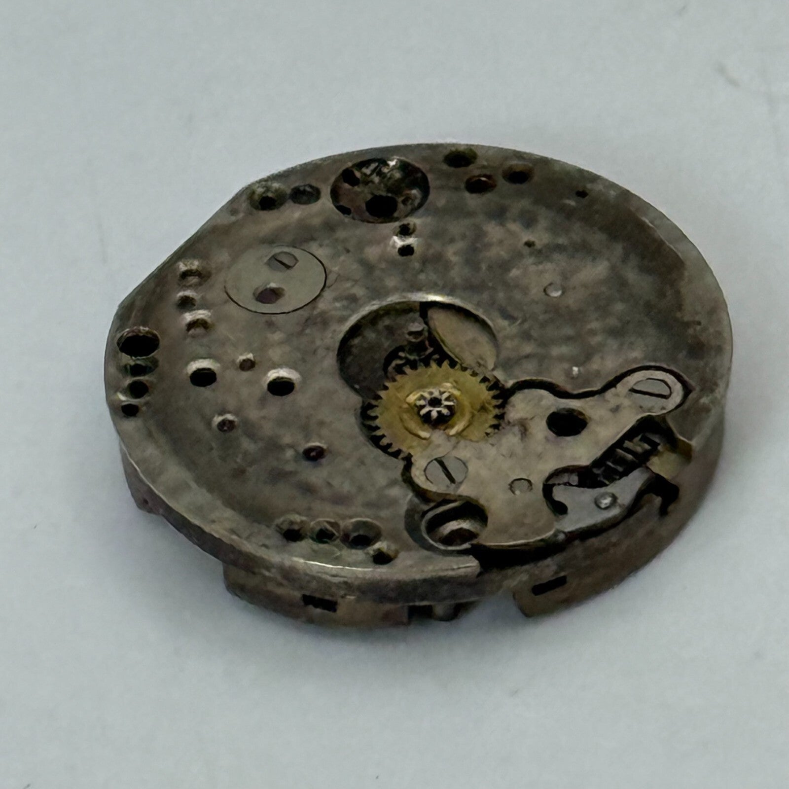 19.7mm Vintage Visible 51589 Manual Wind Watch Movement PARTS REPAIR