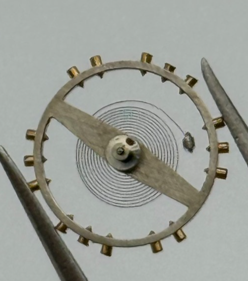 Felsa 690 1560 Inca Balance Wheel Complete And Spring 188 M Watch Movement Parts