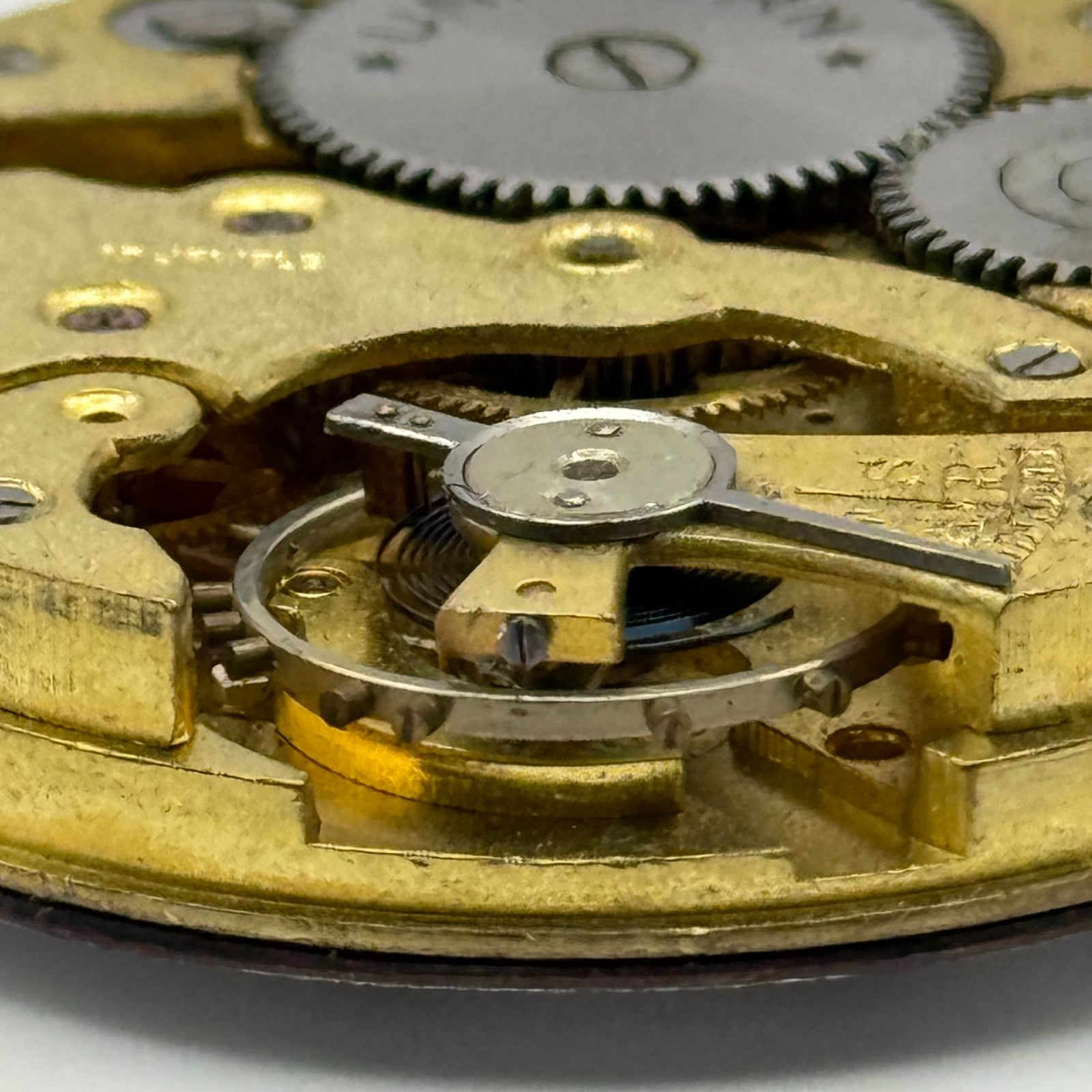 Unicorn Pocket Watch Movement Open Face 15 Jewels Swiss Parts Repair 41.1mm