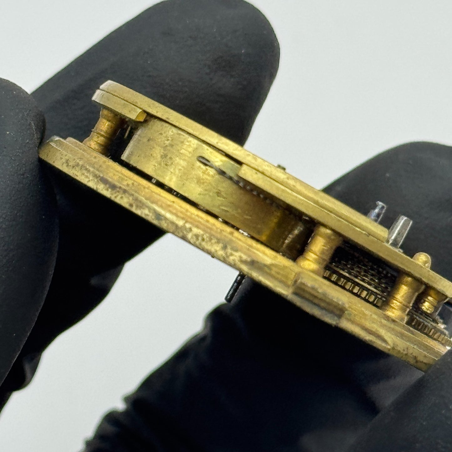 Fusee Pocket Watch Movement Antique English Key Wound Parts Repair Spares 46.9mm