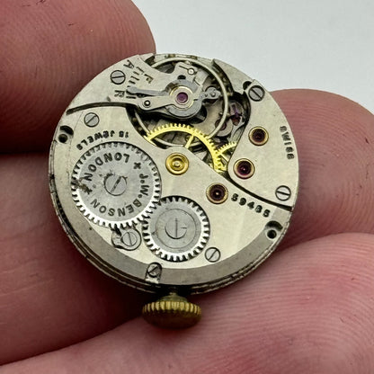 19.7mm J W Benson Cyma Tavannes 424K Manual Wind Watch Movement PARTS REPAIR