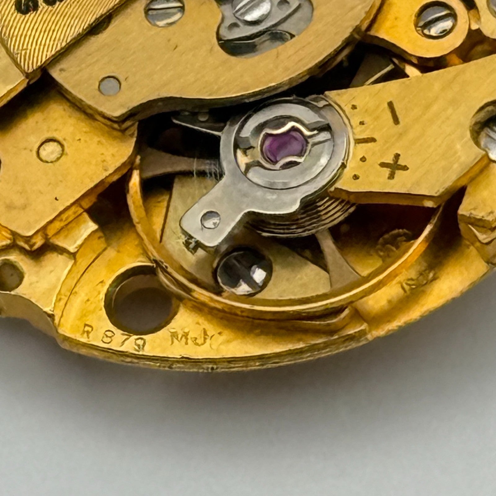 Lip R.879 AS 1902 Automatic Watch Movement Men’s Vintage Swiss Parts Repair