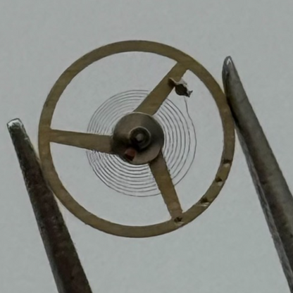 FHF 59-21 Balance Wheel Complete And Spring  Inca 1353 Watch Movement Parts NOS