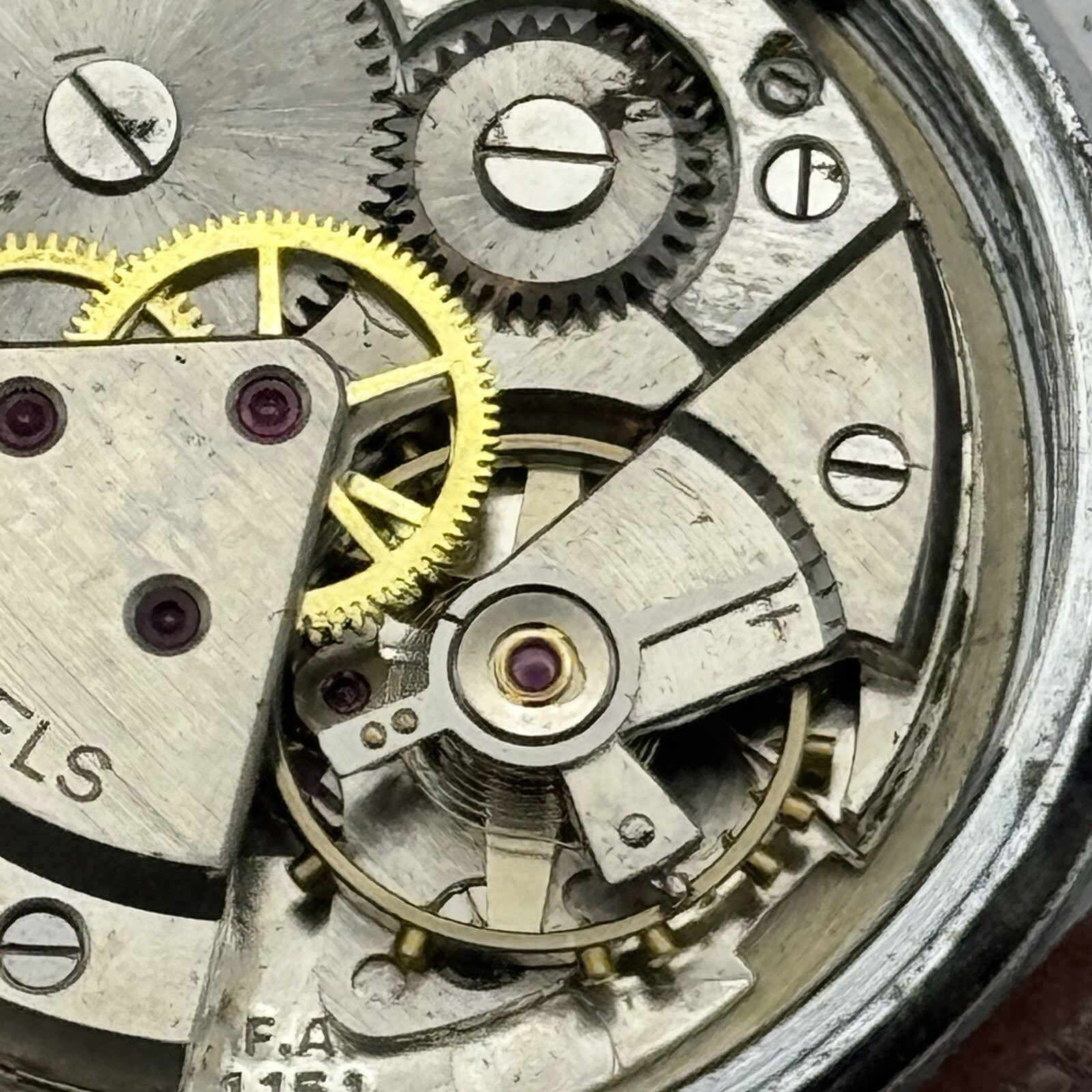 33mm Manual Wind Hermann Becker HB Sweep Secs Watch FOR PARTS TO RESTORE