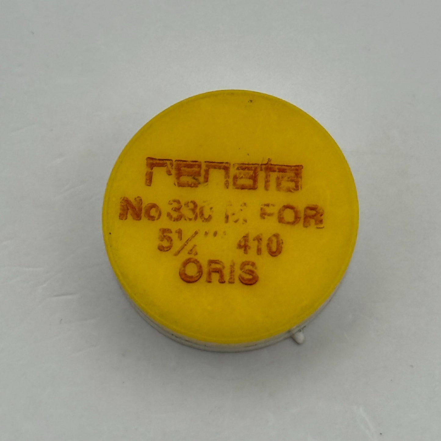 Oris 410 Balance Wheel Complete And Spring 5¼’’’  330 M Watch Movement Parts NOS