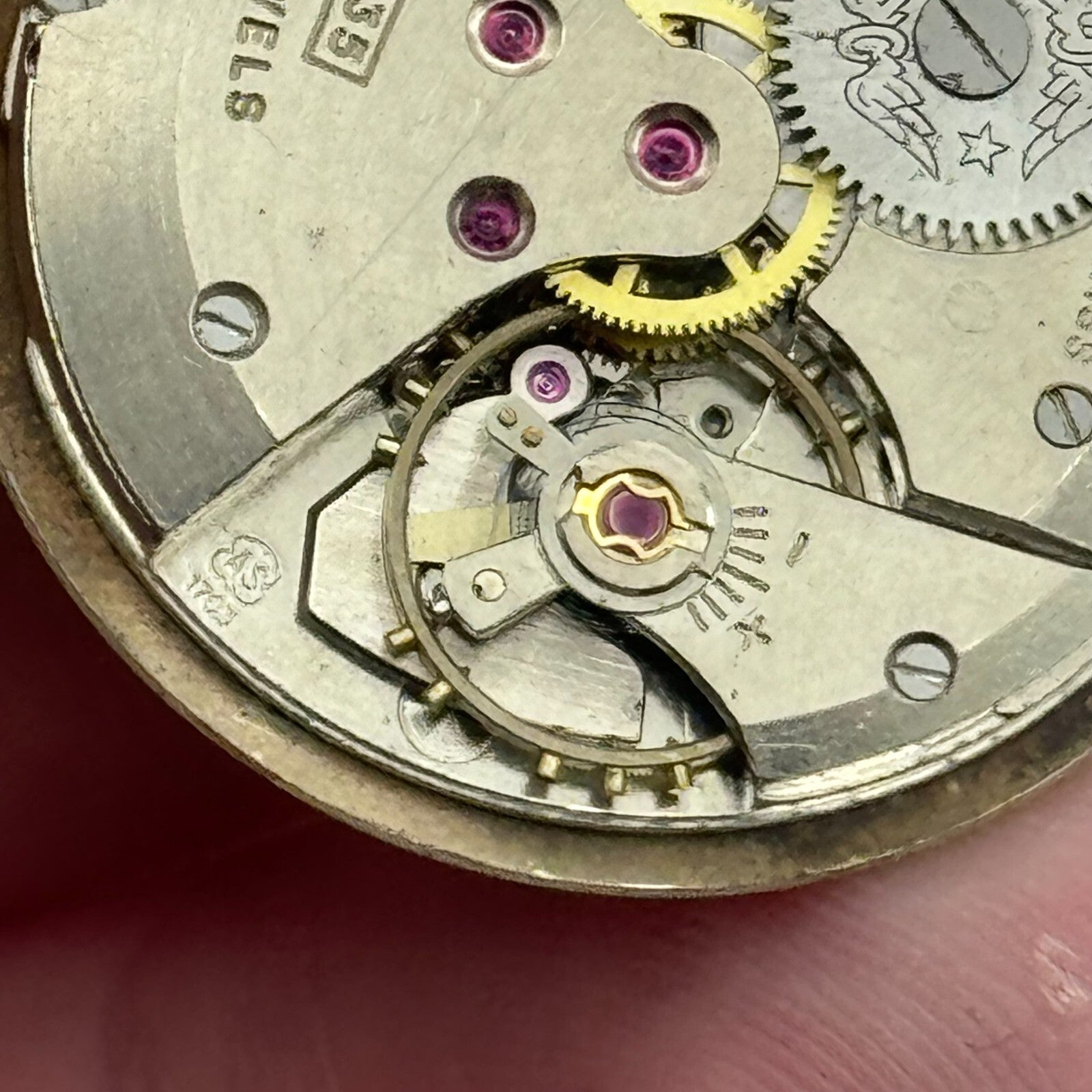 26mm Mens Rotary AS 1703 Good Balance Manual Wind Watch Movement PARTS REPAIR
