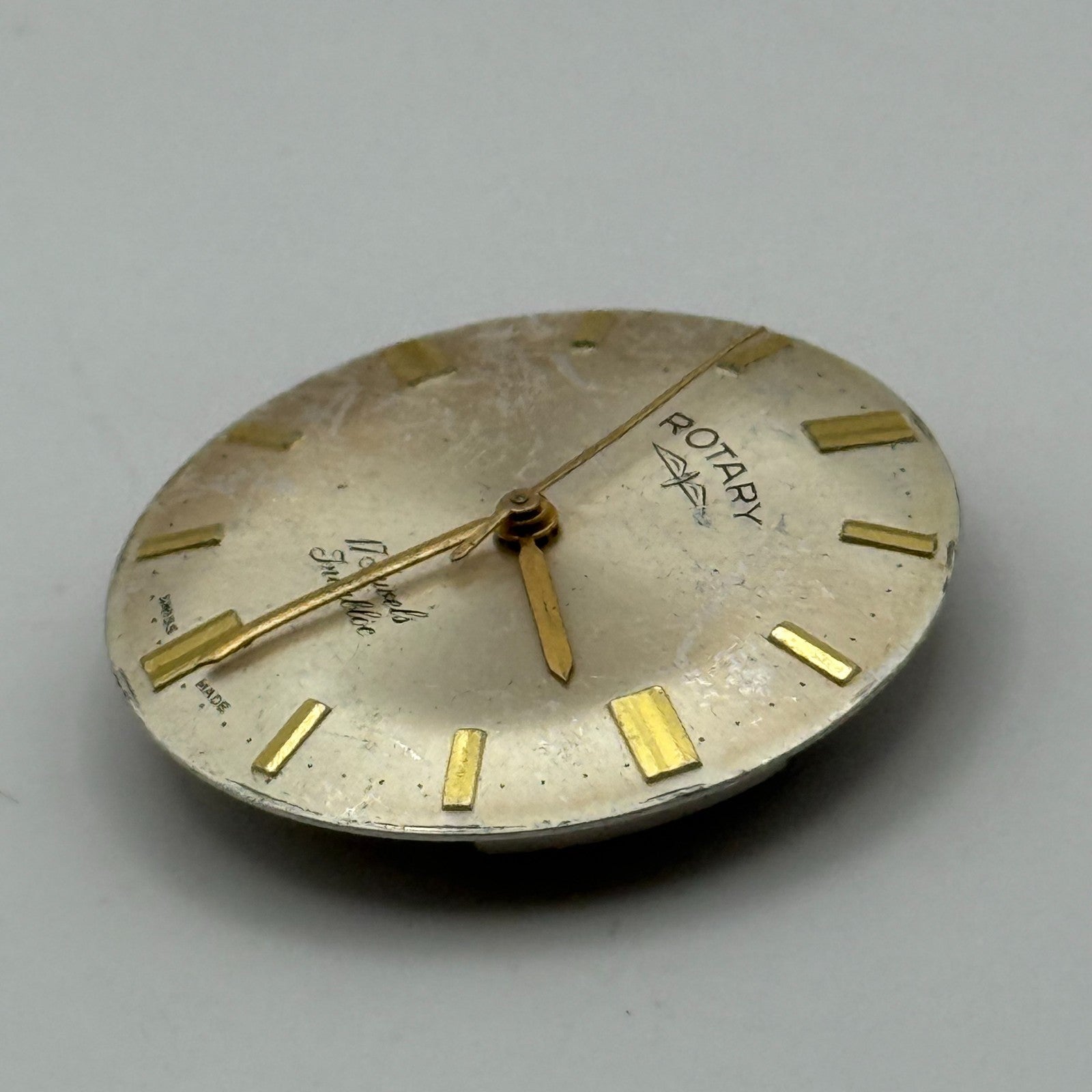 AS 1795 Watch Movement Rotary Manual Wind Vintage Swiss Parts Repair 25.8mm