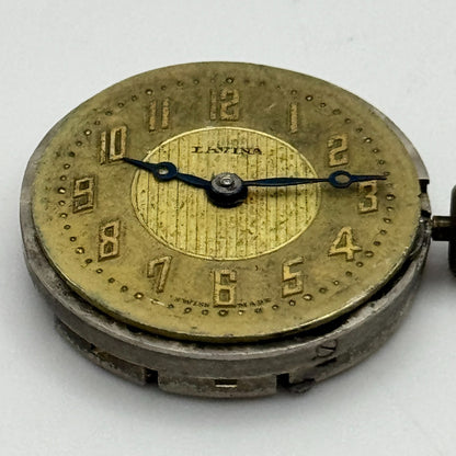23.6mm Running Lavina Cal 705 Manual Wind Watch Movement Swiss Vintage PARTS