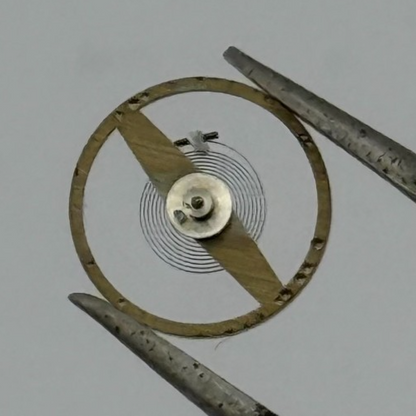 ST 69 Balance Wheel Complete And Spring 6 3/4’’’ Renata Watch Movement Parts NOS