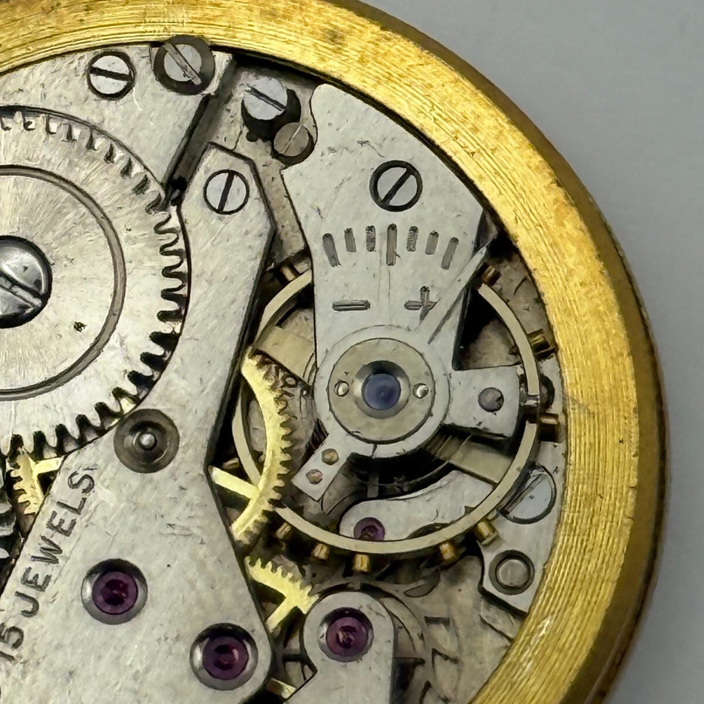 AS 1002 984 Watch Movement Mappin Manual Wind Vintage Swiss Parts Repair 28.6mm