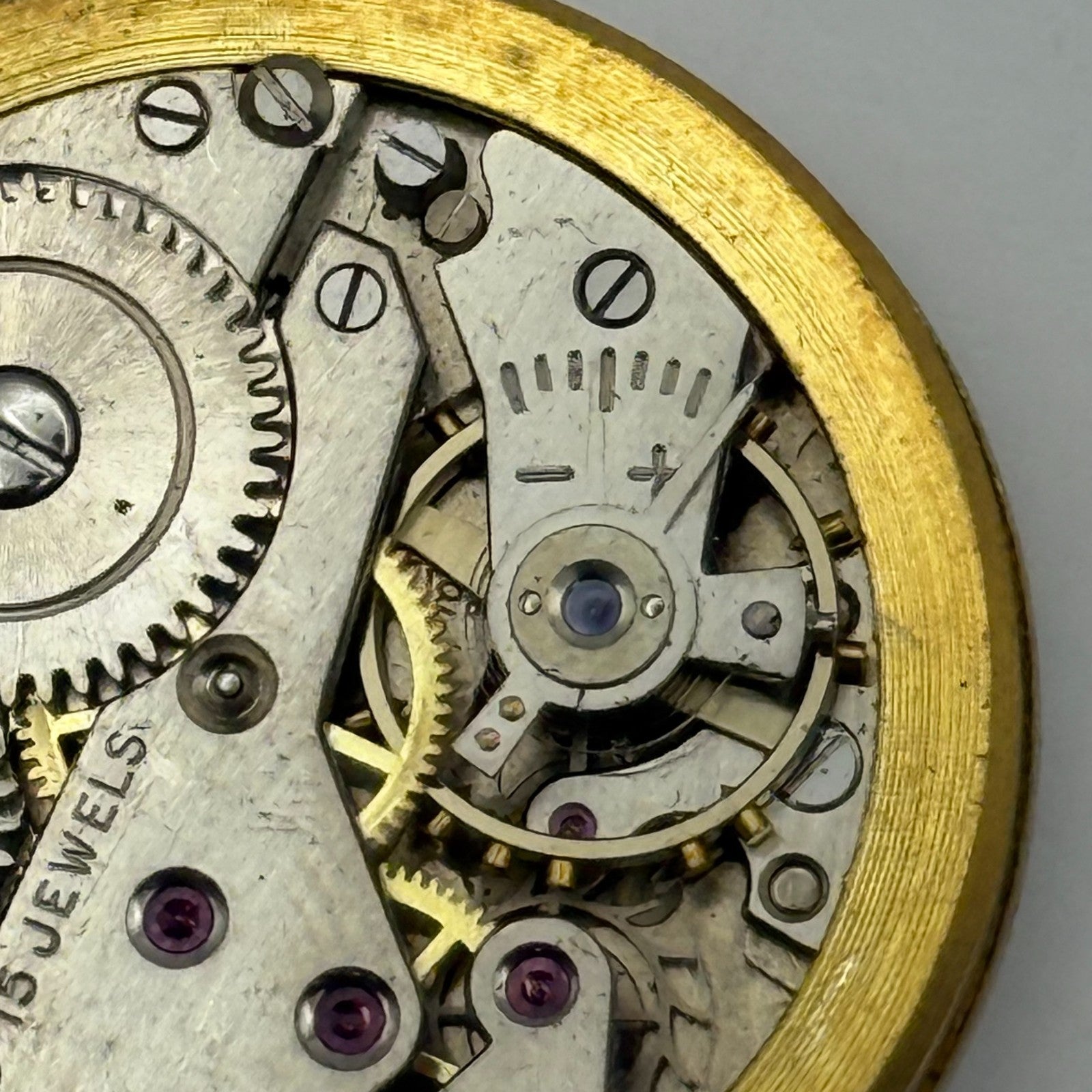 AS 1002 984 Watch Movement Mappin Manual Wind Vintage Swiss Parts Repair 28.6mm