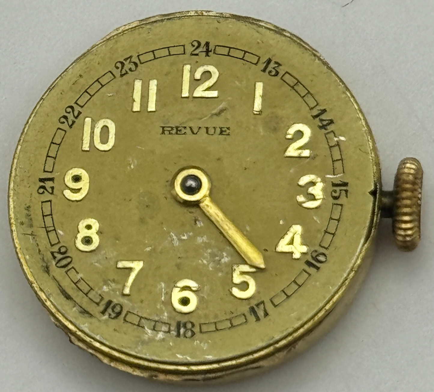 19.9mm Revue GT Cal 42 Manual Wind Watch Movement Swiss Vintage PARTS SPARES