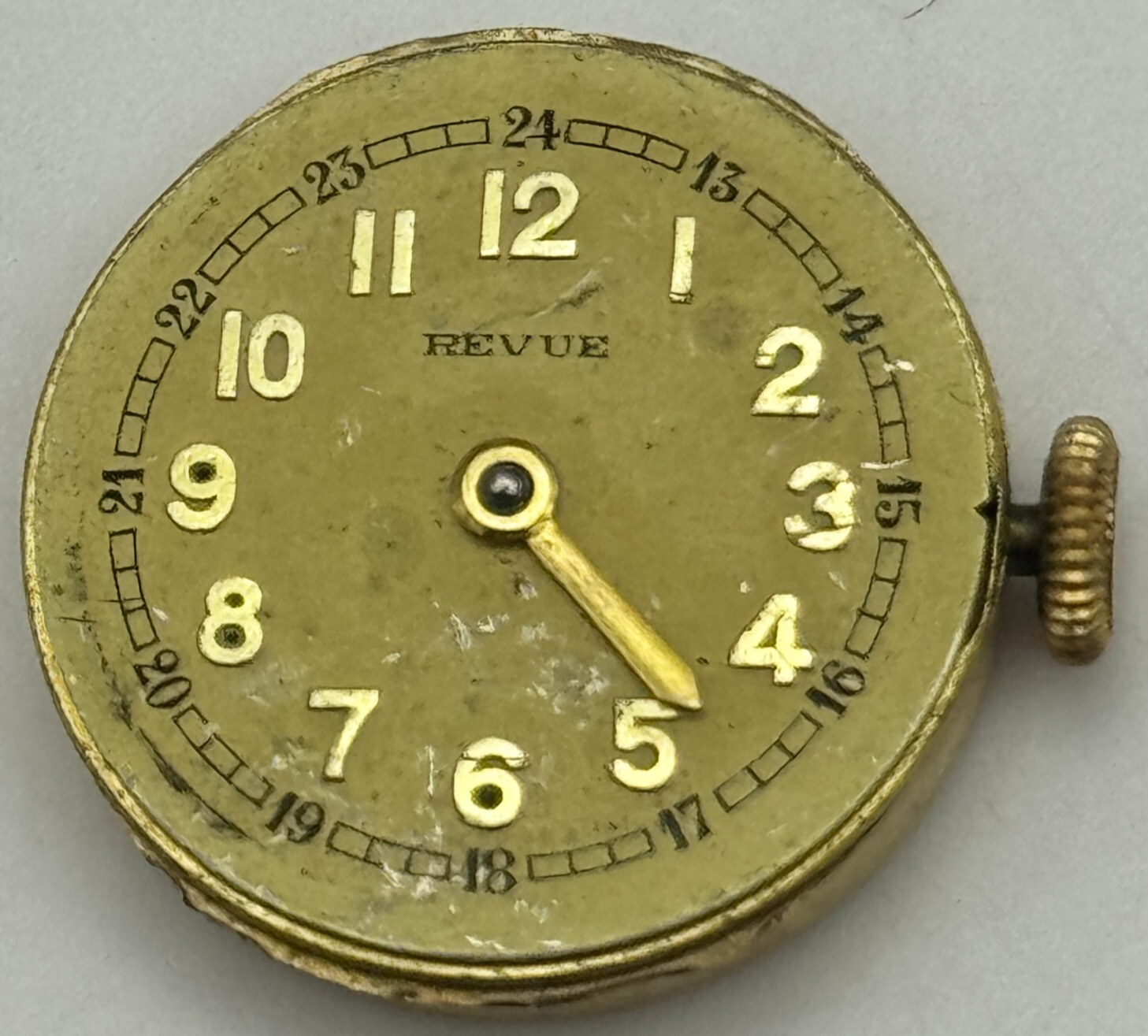 19.9mm Revue GT Cal 42 Manual Wind Watch Movement Swiss Vintage PARTS SPARES