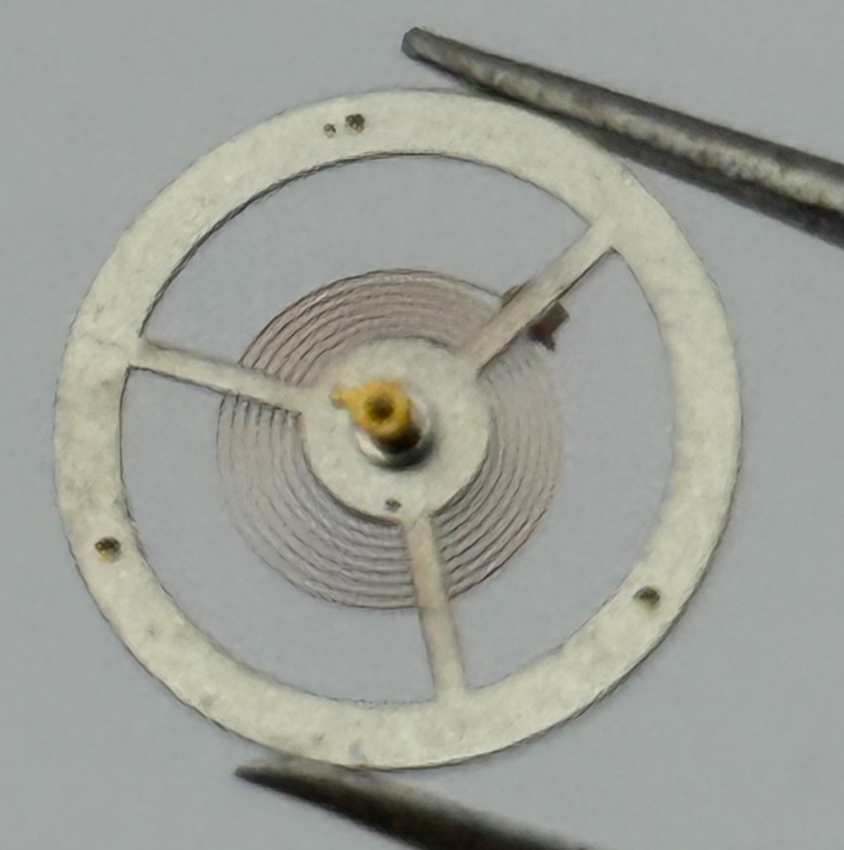 EB 8800 Balance Wheel Complete And Spring 12’’’ 1309 Watch Movement Parts NOS